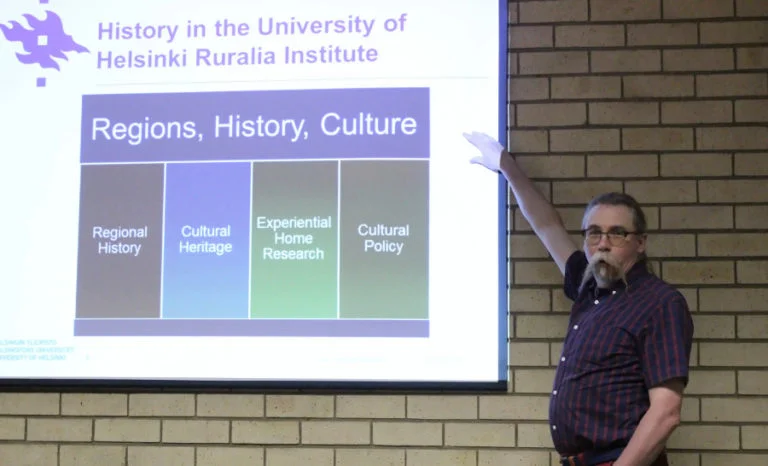 Prof. Sulevi Riukulehto keynote at the Regional History Symposium South Africa, November 2016