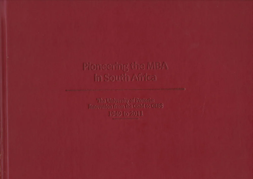 Cover of Pioneering the MBA in South Africa